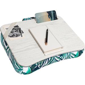 imageLAPGEAR Designer Lap Desk with Phone Holder and Device Ledge  Buffalo Check  Fits up to 156 Inch Laptops  Style No 45428Tropical Palms
