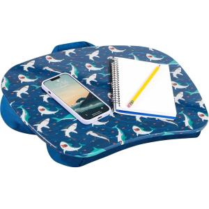 imageLAPGEAR MyStyle Portable Lap Desk with Cushion  Unicorn  Fits up to 156 Inch Laptops  Style No 45357Shark