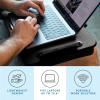 imageLAPGEAR Sidekick Lap Desk with Device Ledge and Phone Holder  Black  Fits up to 156 Inch Laptops  Style No 44218Black