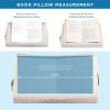 imageLAPGEAR Book Pillow  Lap Reading Cushion with Builtin Book Stand  Fits 6x9 Books amp Similar Sizes  Denim Blue  Style No 33203Almond