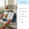 imageLAPGEAR Book Pillow  Lap Reading Cushion with Builtin Book Stand  Fits 6x9 Books amp Similar Sizes  Denim Blue  Style No 33203Denim Blue