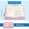 imageLAPGEAR Book Pillow  Lap Reading Cushion with Builtin Book Stand  Fits 6x9 Books amp Similar Sizes  Denim Blue  Style No 33203Pink