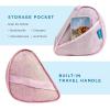 imageLAPGEAR Book Pillow  Lap Reading Cushion with Builtin Book Stand  Fits 6x9 Books amp Similar Sizes  Denim Blue  Style No 33203Pink