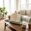 imageLAPGEAR Book Pillow  Lap Reading Cushion with Builtin Book Stand  Fits 6x9 Books amp Similar Sizes  Denim Blue  Style No 33203Sage Green