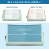 imageLAPGEAR Book Pillow  Lap Reading Cushion with Builtin Book Stand  Fits 6x9 Books amp Similar Sizes  Denim Blue  Style No 33203Sage Green
