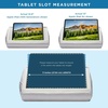 image:imageLAPGEAR Tablet Pillow Stand  11 Slot for iPads Galaxy Tabs Kindles EReaders amp Phones  Cushioned Holder with Storage Pocket amp Handle  Almond  Style No 33107Almond