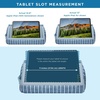 image:imageLAPGEAR Tablet Pillow Stand  11 Slot for iPads Galaxy Tabs Kindles EReaders amp Phones  Cushioned Holder with Storage Pocket amp Handle  Almond  Style No 33107Arrow Stripe