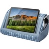 image:imageLAPGEAR Tablet Pillow Stand  11 Slot for iPads Galaxy Tabs Kindles EReaders amp Phones  Cushioned Holder with Storage Pocket amp Handle  Almond  Style No 33107Arrow Stripe