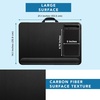 image:imageLAPGEAR Home Office Pro Lap Desk with Wrist Rest Mouse Pad and Phone Holder  Slate Blue  Fits up to 156 Inch Laptops  Style No 91623Black Carbon