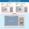 image:imageLAPGEAR Home Office Pro Lap Desk with Wrist Rest Mouse Pad and Phone Holder  Slate Blue  Fits up to 156 Inch Laptops  Style No 91623Blush Pink