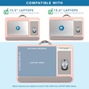 image:imageLAPGEAR Home Office Pro Lap Desk with Wrist Rest Mouse Pad and Phone Holder  Slate Blue  Fits up to 156 Inch Laptops  Style No 91623Blush Pink
