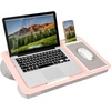 image:imageLAPGEAR Home Office Pro Lap Desk with Wrist Rest Mouse Pad and Phone Holder  Slate Blue  Fits up to 156 Inch Laptops  Style No 91623Blush Pink