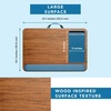 image:imageLAPGEAR Home Office Pro Lap Desk with Wrist Rest Mouse Pad and Phone Holder  Slate Blue  Fits up to 156 Inch Laptops  Style No 91623Espresso Blue
