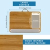 image:imageLAPGEAR Home Office Pro Lap Desk with Wrist Rest Mouse Pad and Phone Holder  Slate Blue  Fits up to 156 Inch Laptops  Style No 91623Oak Woodgrain