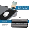 image:imageLAPGEAR Home Office Pro Lap Desk with Wrist Rest Mouse Pad and Phone Holder  Slate Blue  Fits up to 156 Inch Laptops  Style No 91623Silver Carbon