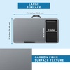 image:imageLAPGEAR Home Office Pro Lap Desk with Wrist Rest Mouse Pad and Phone Holder  Slate Blue  Fits up to 156 Inch Laptops  Style No 91623Silver Carbon