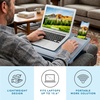 image:imageLAPGEAR Home Office Pro Lap Desk with Wrist Rest Mouse Pad and Phone Holder  Slate Blue  Fits up to 156 Inch Laptops  Style No 91623Slate Blue