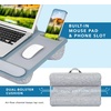 image:imageLAPGEAR Home Office Pro Lap Desk with Wrist Rest Mouse Pad and Phone Holder  Slate Blue  Fits up to 156 Inch Laptops  Style No 91623Slate Blue