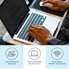 image:imageLAPGEAR Home Office Pro Lap Desk with Wrist Rest Mouse Pad and Phone Holder  Slate Blue  Fits up to 156 Inch Laptops  Style No 91623White Marble
